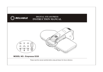 Reliable Iron S330 Instruction manual | Manualzz