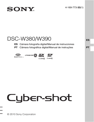 Sony DSC-W380 Câmeras digitais Cyber-shot  Manual de usuario | Manualzz