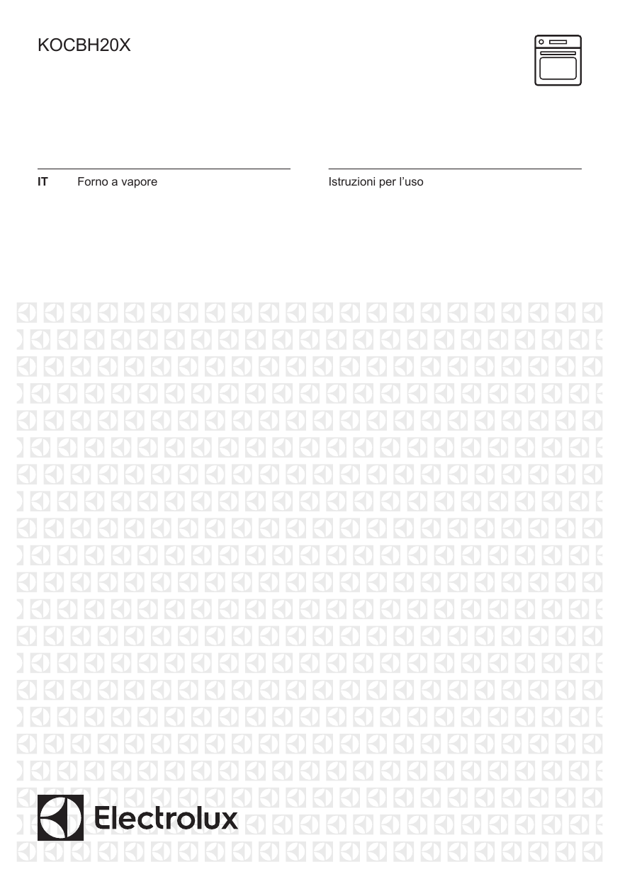 Electrolux KOCBH20X Manuale utente | Manualzz
