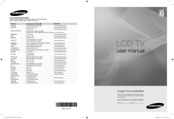 Samsung LE40A656A1F Benutzerhandbuch | Manualzz
