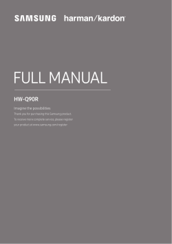 samsung q90 soundbar manual