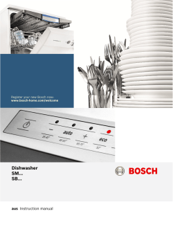 bosch smp66mx03a dishwasher