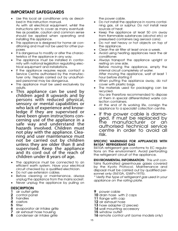 Delonghi PACN76DG User Manual | Manualzz