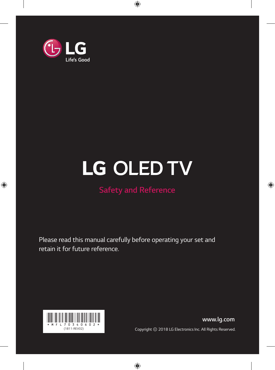 LG OLED55B8STB Owner's manual | Manualzz