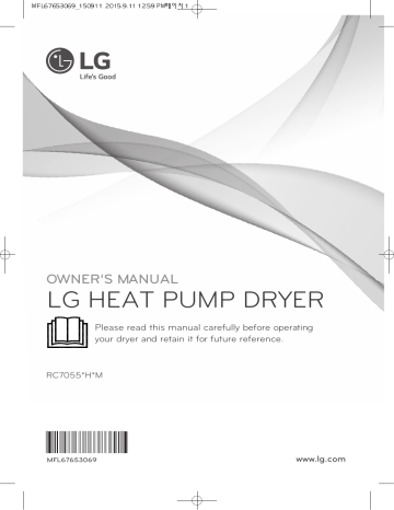 LG RC7055AH2M User guide | Manualzz