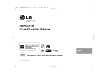 LG FB164 Kasutusjuhend | Manualzz