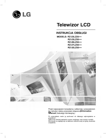 LG RZ-27LZ55 Instrukcja Obsługi | Manualzz