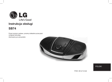 LG SB74 Instrukcja obsługi | Manualzz