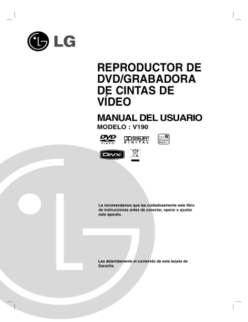 LG V190 Manual de Usuario | Manualzz