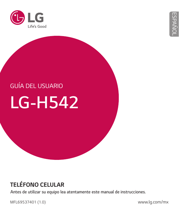 LG H542 Manual de usuario | Manualzz