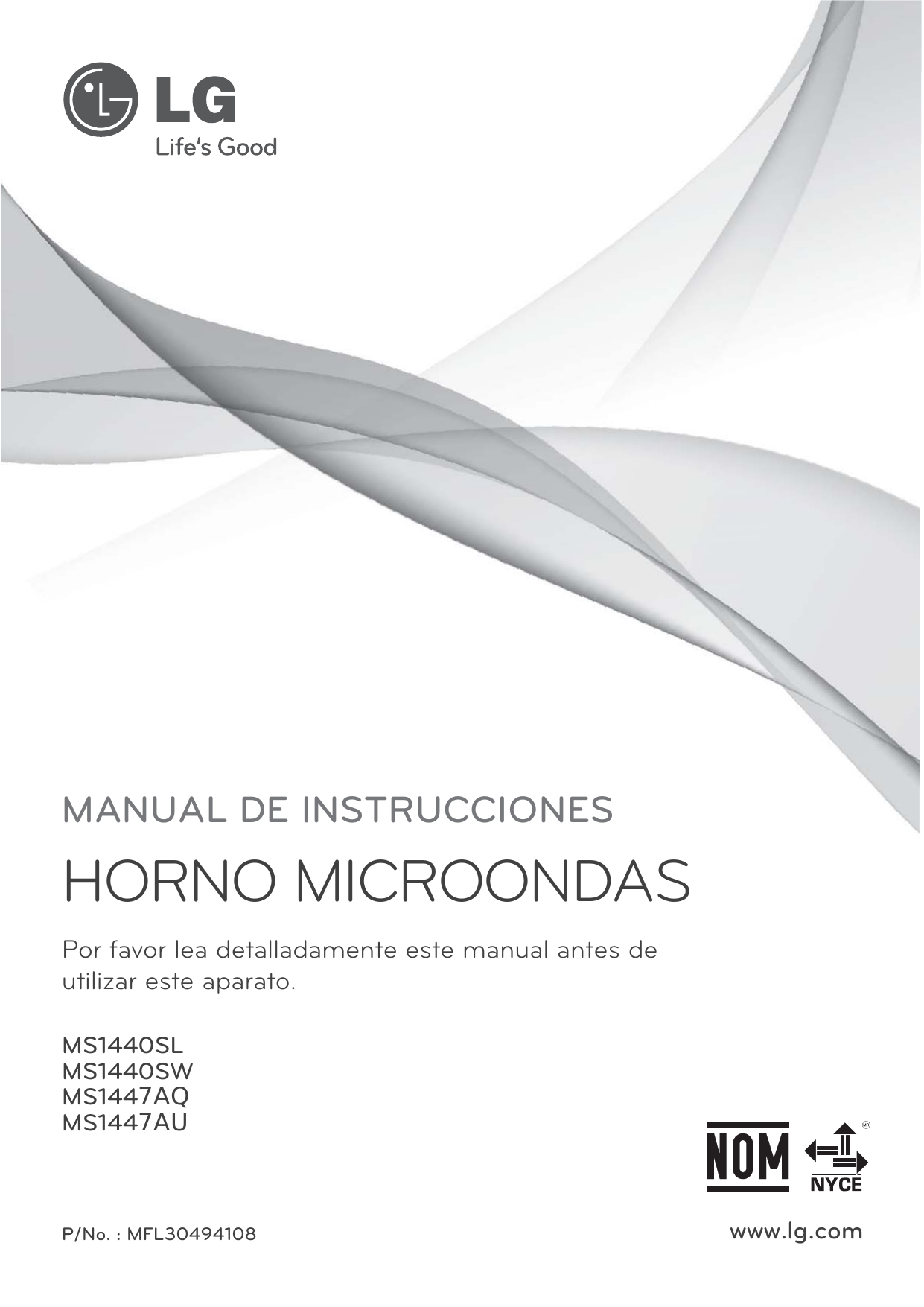 LG MS1440SW Manual de usuario | Manualzz