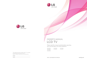 LG 37LD320H Owner's Manual | Manualzz