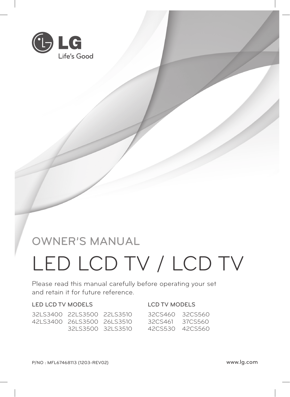 LG 32CS460 Owner's Manual | Manualzz