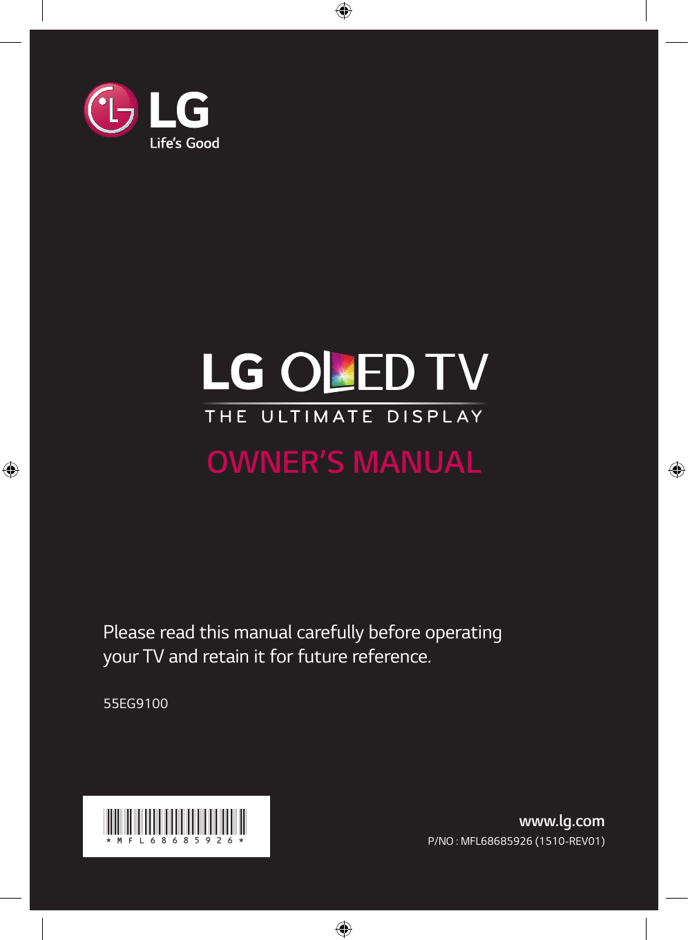 LG 55EG9100 Owner's Manual | Manualzz