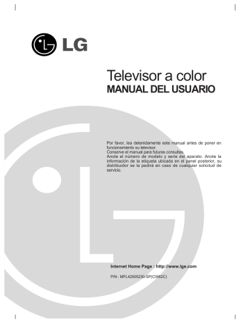 LG 29SA1RL Manual de usuario | Manualzz
