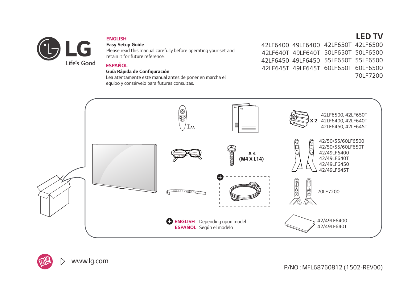LG 42LF640T Owner's manual | Manualzz