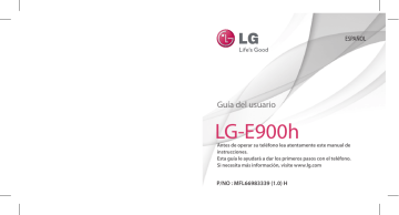 Conectividad. LG E900, LGE900H | Manualzz