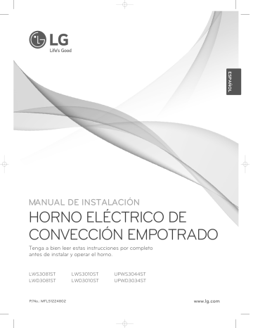 LG LWD3081ST Guía de instalación | Manualzz
