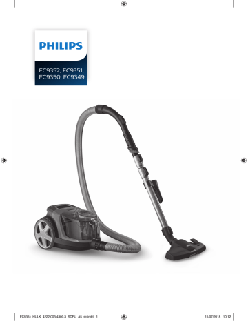 Aspirateur sans sac Philips Powerpro Compact - Fc9350/01 