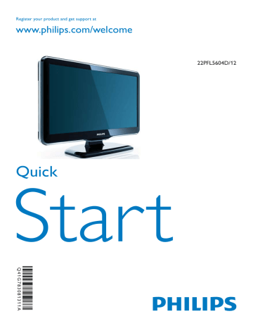 Philips 22PFL5604D/12 LCD-TV Quick Start Guide | Manualzz