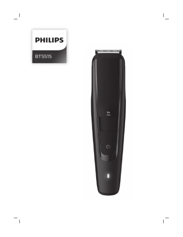 Philips Beardtrimmer series 5000 Beard trimmer BT5515/13 User manual | Manualzz