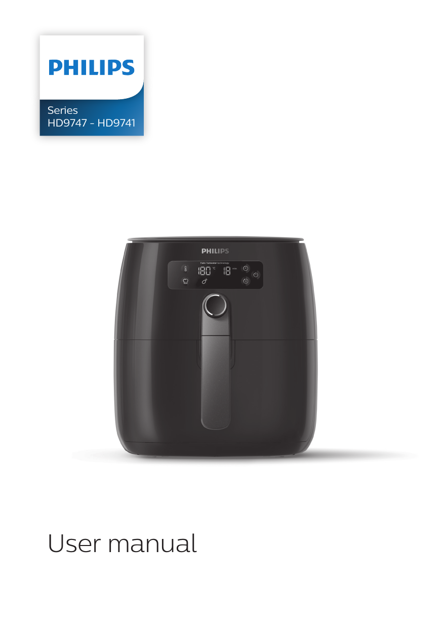 PHILIPS Airfryer HD927X User Manual