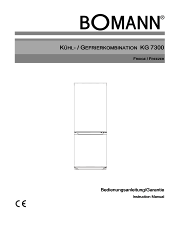 Bomann KG 7300 User Manual | Manualzz