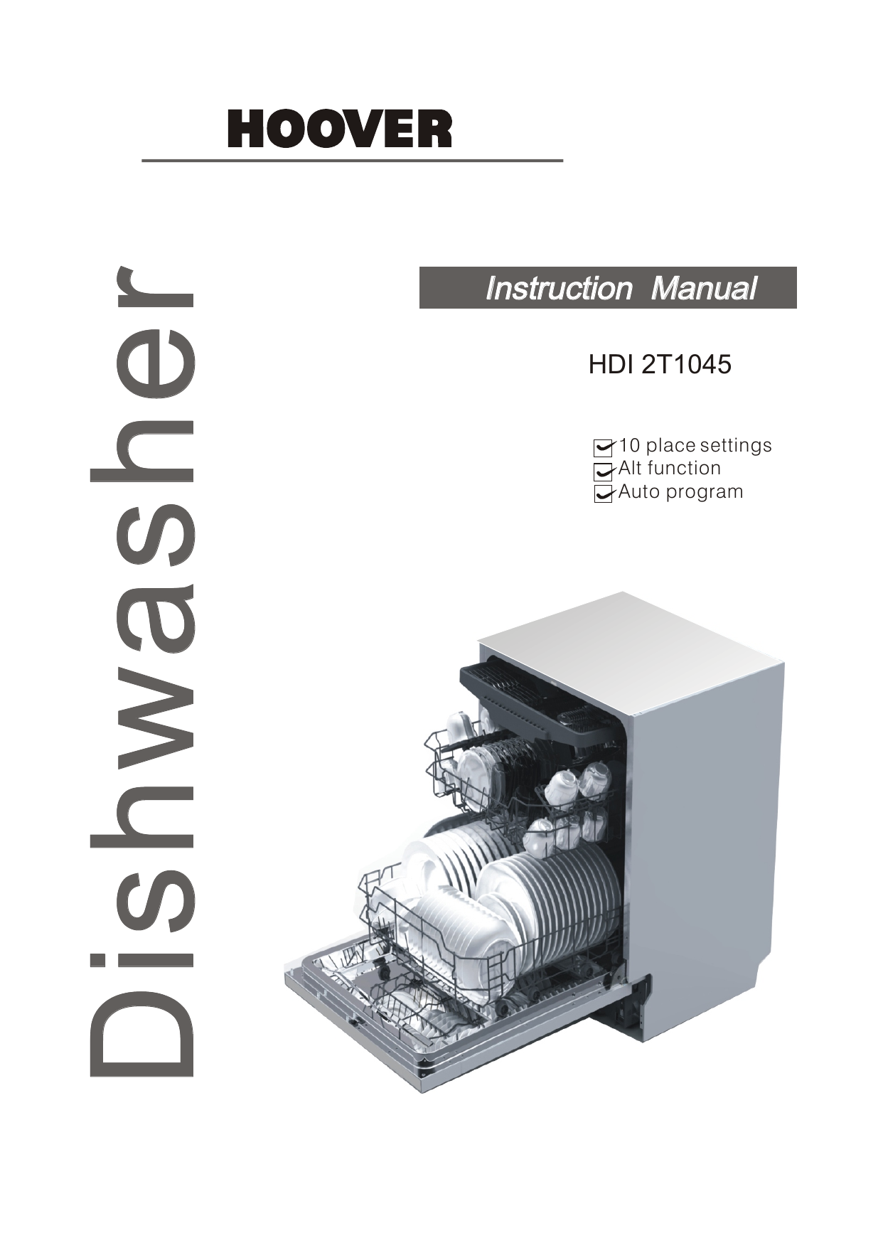 Hoover HDI 2T1045 User manual | Manualzz