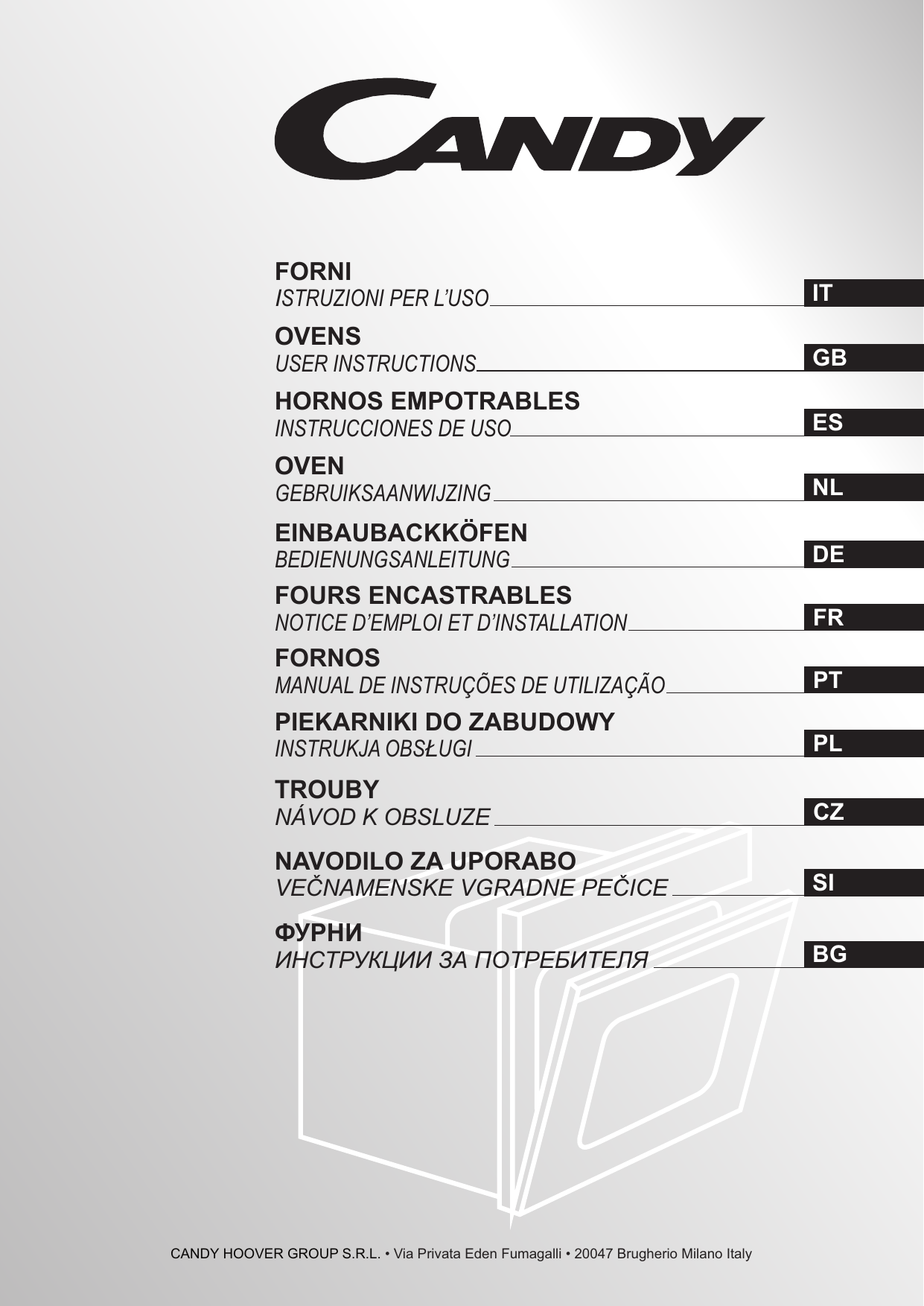 Candy FCS 602 X, FCS 602 X/E Manuale utente | Manualzz