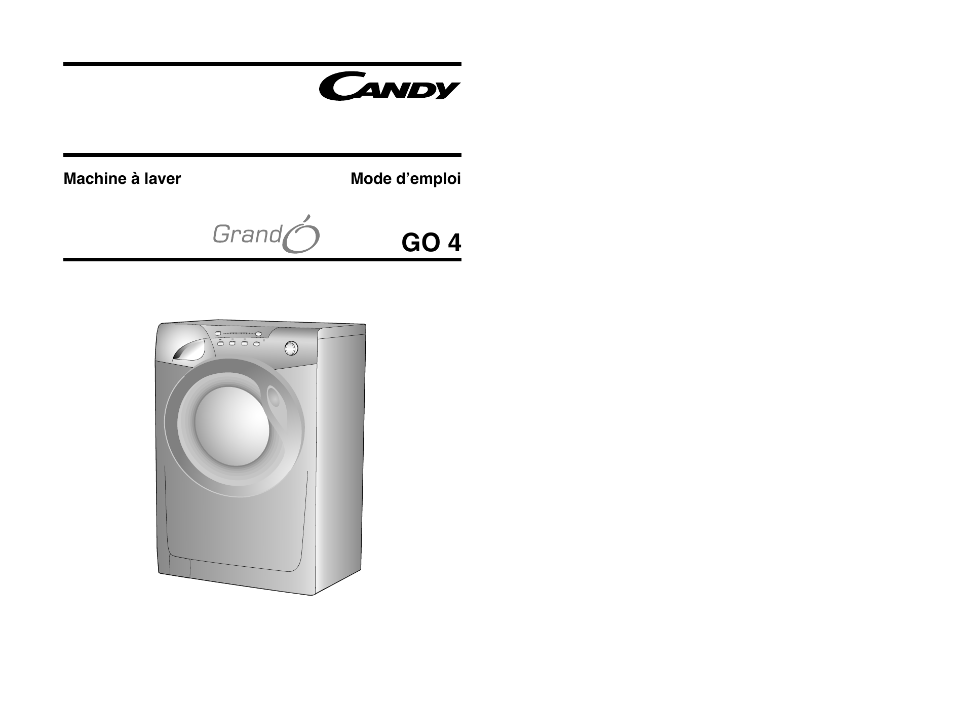 Sèche-linge Candy 10 Kg Smart Touch Notice