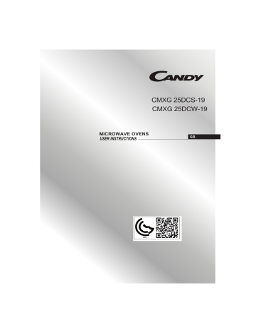 Candy CMXG25DCS-19 User manual | Manualzz
