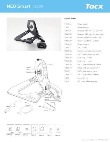 tacx neo 2t spare parts