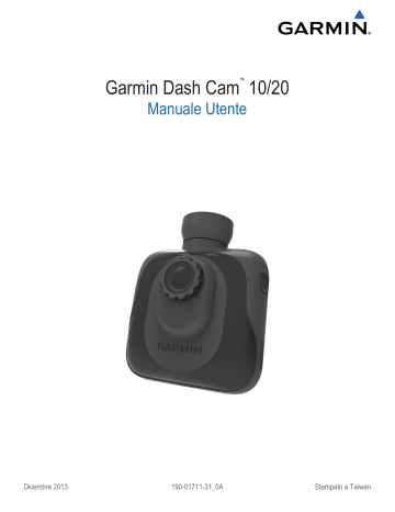 Garmin Dash Cam™ 10 Manuale Utente | Manualzz
