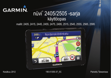 Garmin nuvi 2555, GPS, CHN Käyttöopas | Manualzz