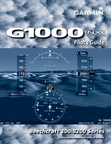 Garmin G1000 NXi: Beechcraft King Air 200/B200 Pilot's Guide, G1000 ...