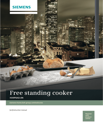 Siemens iQ100 Gas combination freestanding cooker Instruction manual | Manualzz