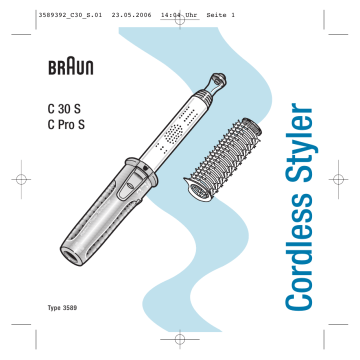 Braun C30s C Pros Cordless Styler C Pro S C30s C Pros Cordless Styler C Pros Cordless Styler 35 35 C30s C Pros Cordless Styler C 30 S C30s User Manual Manualzz