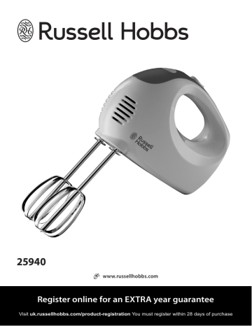 russell hobbs 25940 go create hand mixer