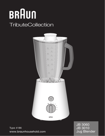 Braun Jug Blenders JB 3060 WH Instruction Manual | Manualzz