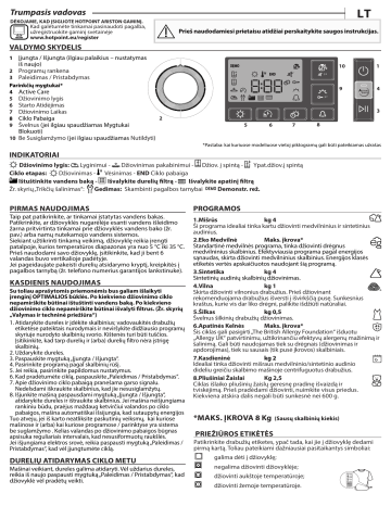 Whirlpool NT M11 82SK EU Naudotojo gidas | Manualzz