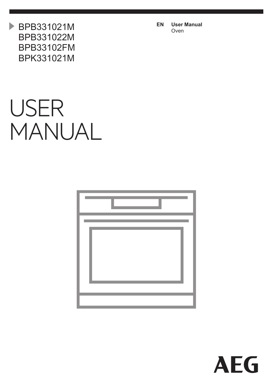 Aeg BPB33102FM User Manual | Manualzz