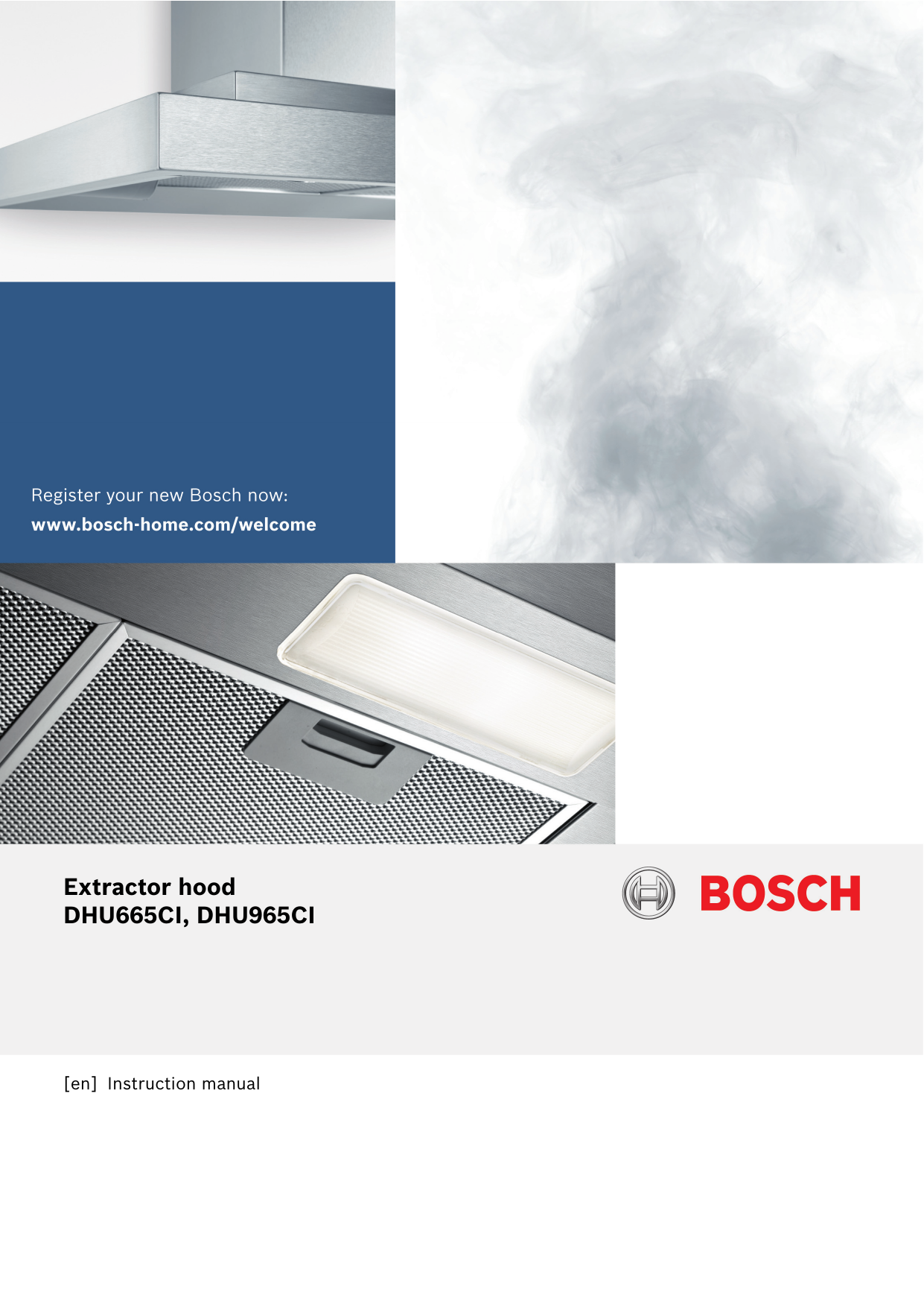 Bosch Dhu665ci Built Under Cooker Hood Serie 4 User Manual