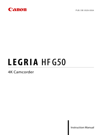 Canon Legria Hf G50 User Manual Manualzz