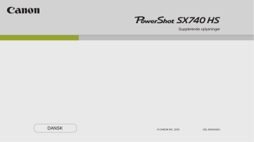 Canon Powershot Sx740 Hs Manual