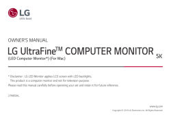 LG 27MD5KL-B - Owner's manual, User 