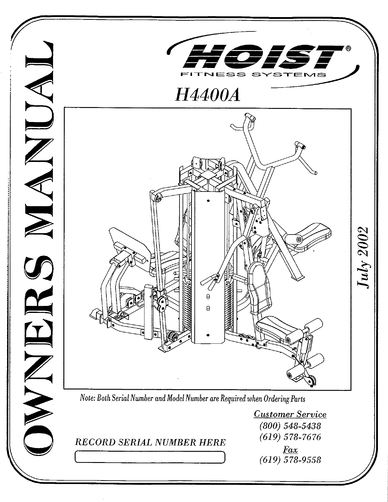 Hoist h310 online manual