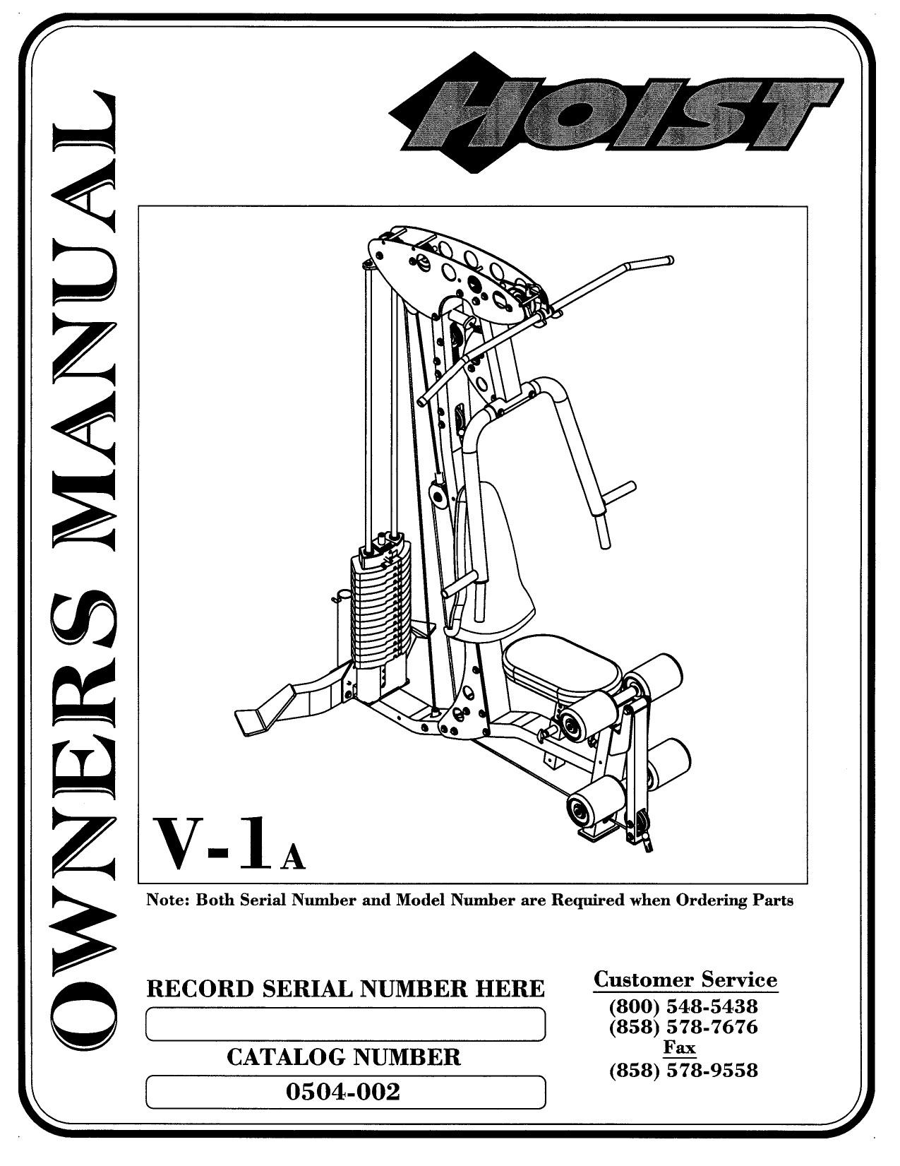 Hoist v5 exercise online chart