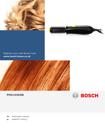 Bosch PHA1151GB/01 Air Brush Instruction manual | Manualzz