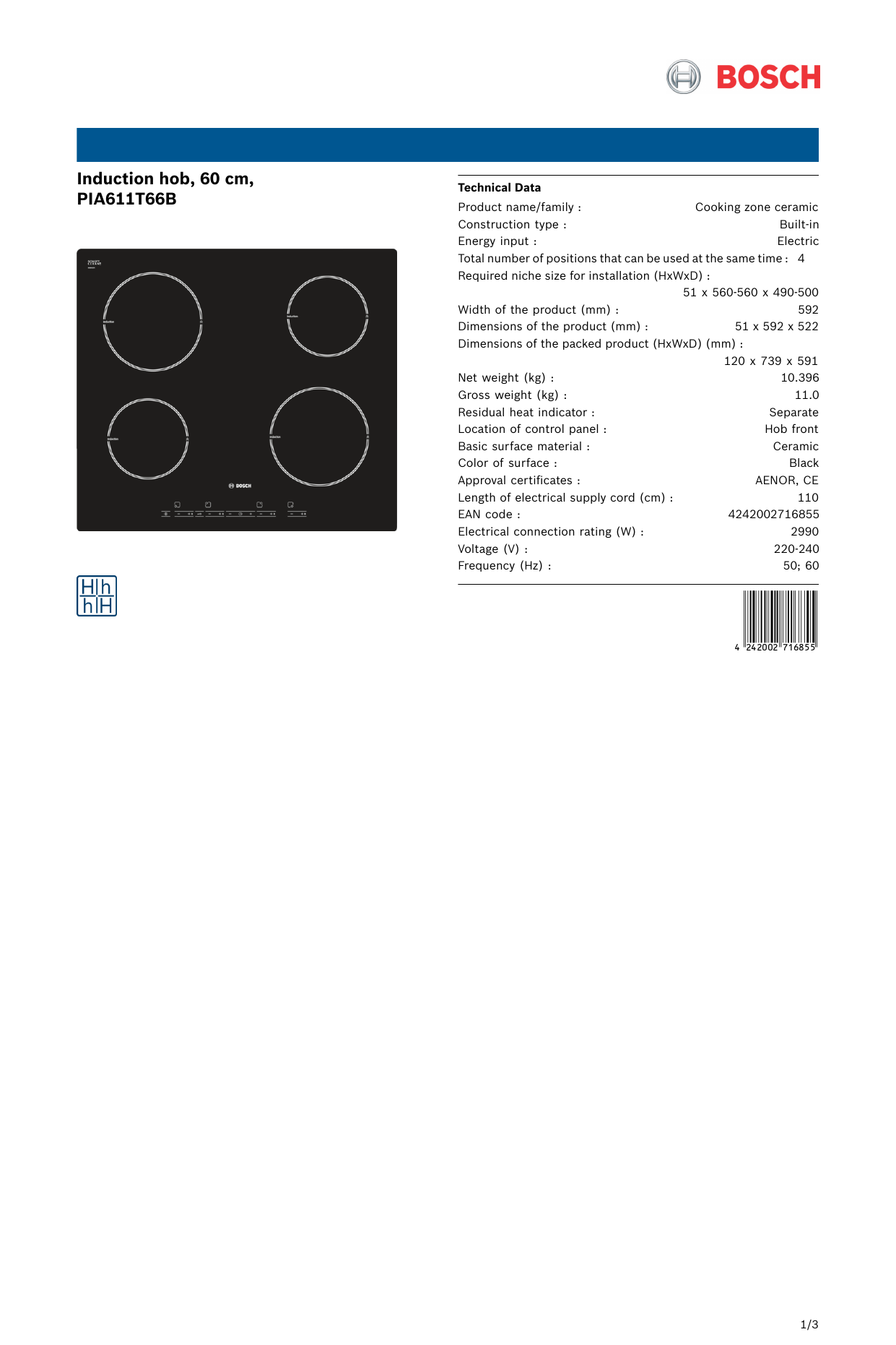 bosch pug611bf5b