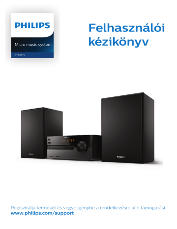 Philips Mikro zenei rendszer BTB2515/12 Felhasználói kézikönyv | Manualzz